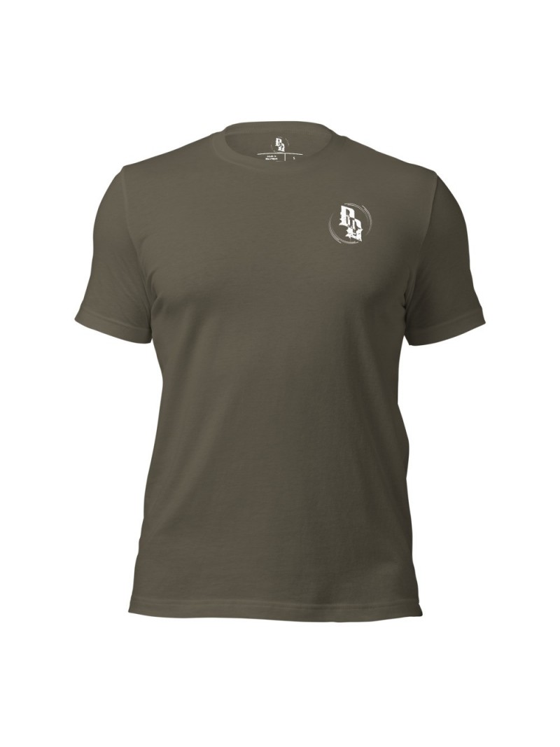 Classic T-shirt With White Text