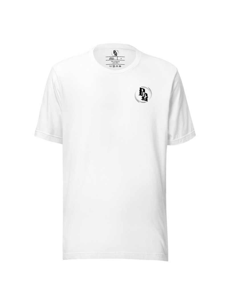 Classic T-shirt With Black Text