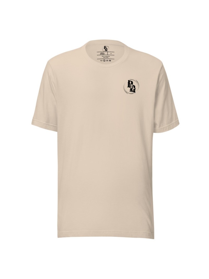 Classic T-shirt With Black Text